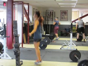 Keep good posture on the Double Under's!