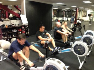 The Renegade Rowing Club getting after 500m!  Tryout for the Renegade Rowing Team July 19th - All are Welcome!