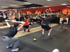 Fight to keep that chest up w/ active shoulders!