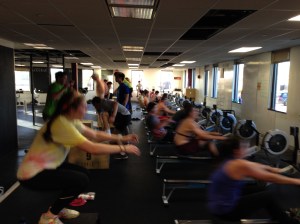 Coxswains pushing hard right alongside their rowers!
