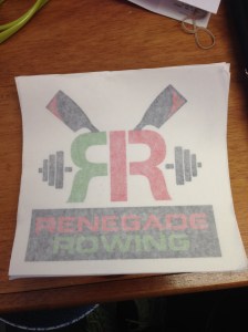 RR Decal for Competitors at Renegade Rowing League!