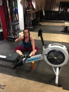 Terese set a PR of 8:14.  Who's throwing down a PR today?