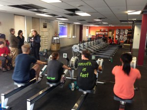 Athletes warming up at the RRL last weekend