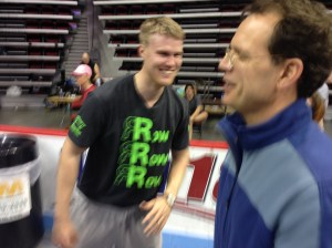 Nick and Thor all Smiles