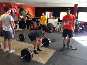 BC Men's Crew! Setting up for the DL.